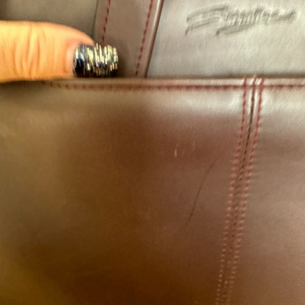 Savaage leather briefcase